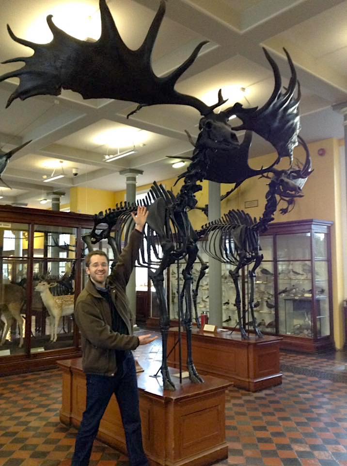 Greg with Irish Elk