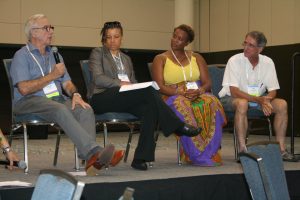 Picture of the panel at 2019 ESA diversity forum.