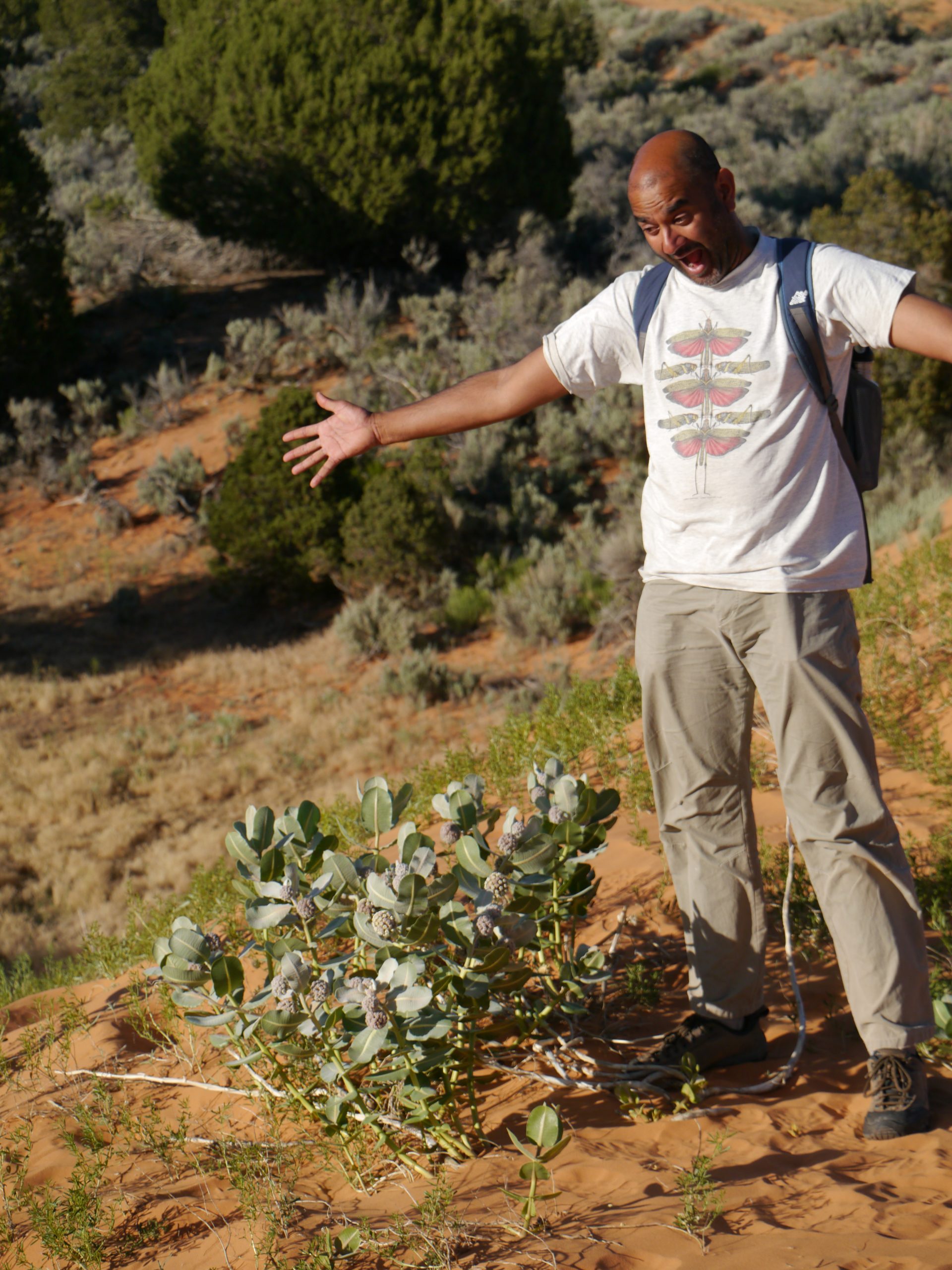 Anurag Agrawal in the field