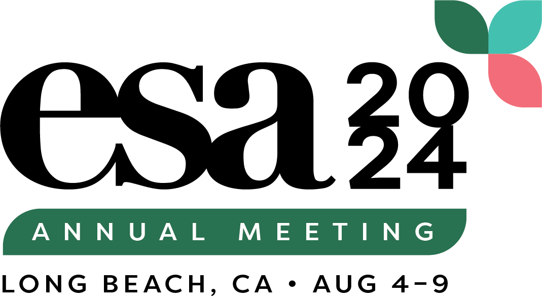 Official logo of the 2024 ESA annual meeting.