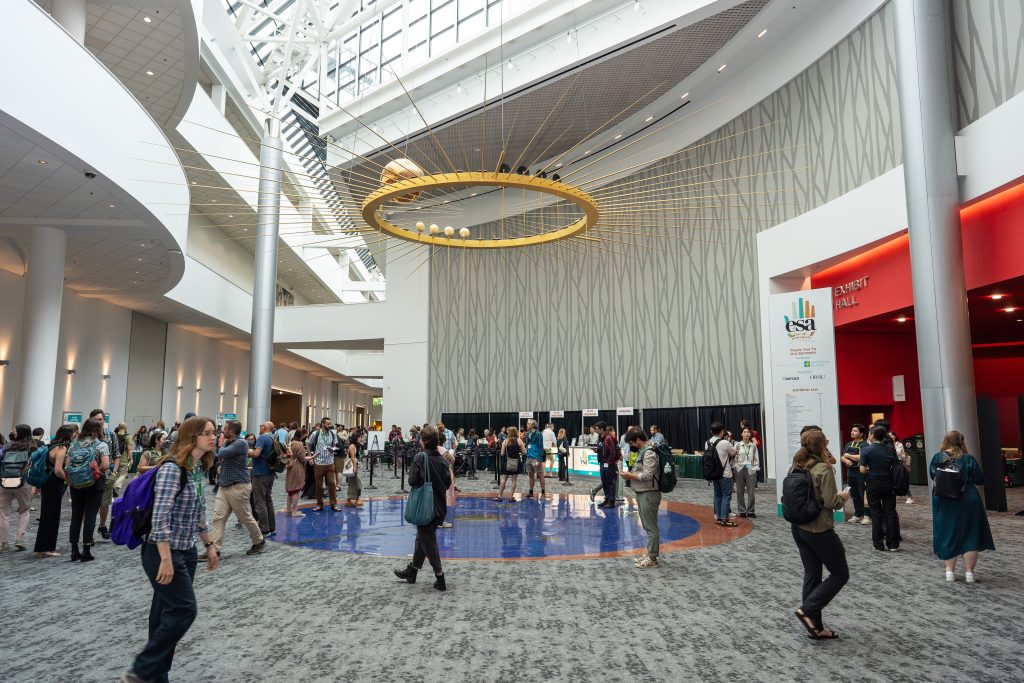 Entrance to exhibitor hall.