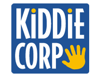 Official logo of the KiddieCorp convention childcare options.