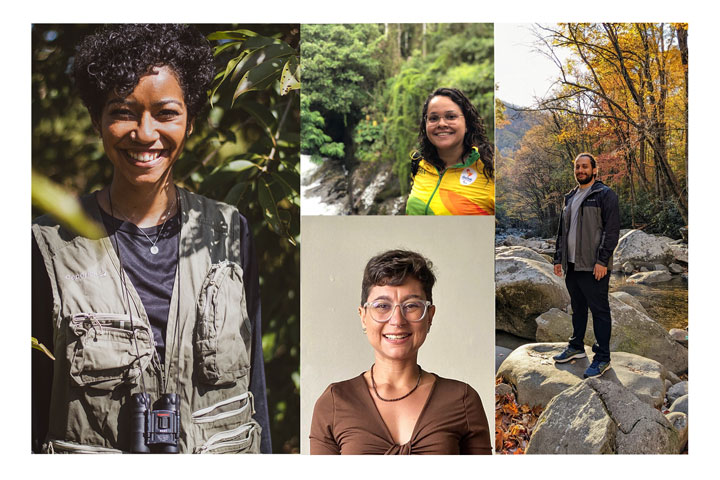 Collage of award winners.