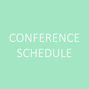 Button with the text "conference schedule".